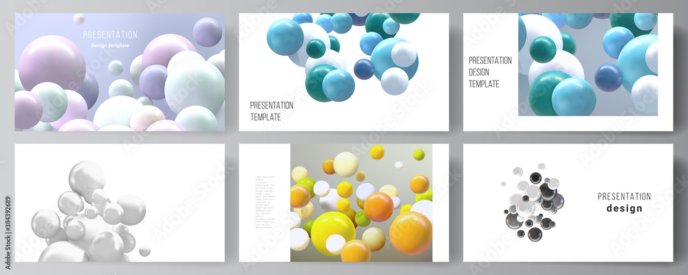 Poster vector layout of the presentation slides design business templates, multipurpose template for presen