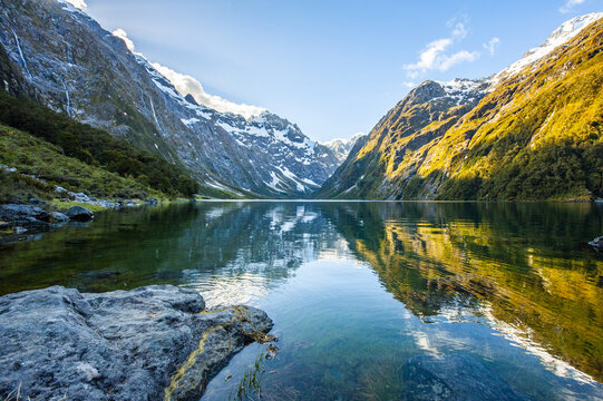Lake Marian in New Zealand