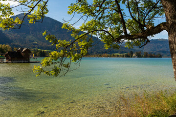 Bürglstein Seerundweg am Wolfgangsee im Salzkammergut