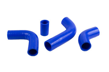 Blue silicone tubes for car cooling system