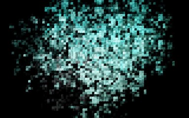 Fototapeta premium Dark BLUE vector backdrop with rectangles, squares.