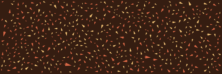 Seamless repeat pattern with autumn leaves illustration. Wallpaper design. Scrapbook page. Vector.