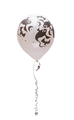 Balloon Halloween celebration isolated