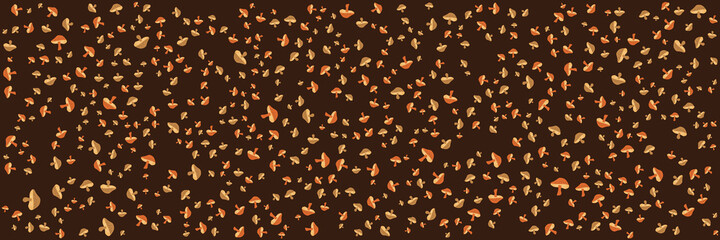 Vector set of abstract backgrounds with copy space for text - autumn fall doodle pattern