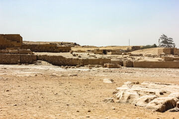 Egypt, Giza - Excursion to the desert. Vacation to Africa.