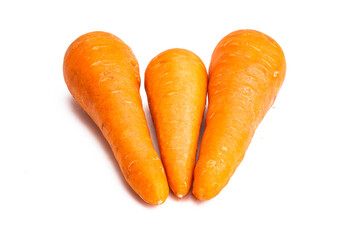 carrots isolated