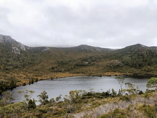 the lake in Cradle Mountain