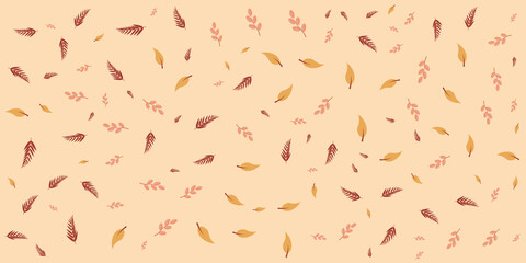 Autumn, fall banners, collection of abstract background designs, fall sale, social media promotional content. Vector illustration