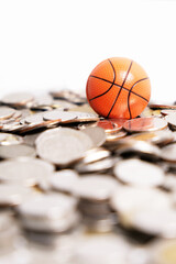 Basketball on the way of money prize