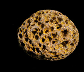 Verschiedene Lavabrocken aus frühen Vulkanausbrüchen auf den Kanaren