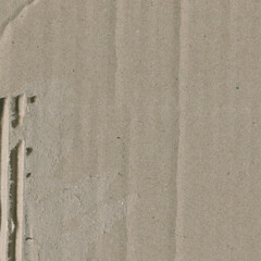 Close up of a light brown vintage rough sheet of carton. Cardboard paper texture with a blank background. Empty papercraft surface. Recycled environmentally friendly material.