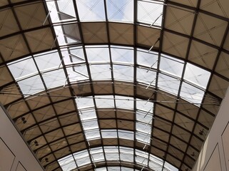steel roof ,metal roof in construction site