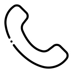 Pixel perfect phone line icon. vector illustration