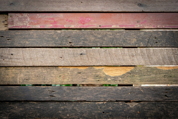 aged vintage wood horizon pattern use as retro background style 