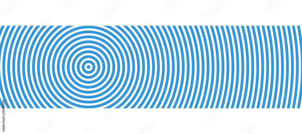 Poster concentric circle geometric vector halftone background. abstract round swirl line seamless pattern. 