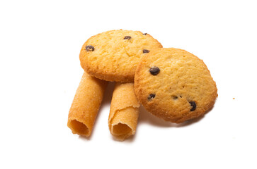 cookie rolls isolated
