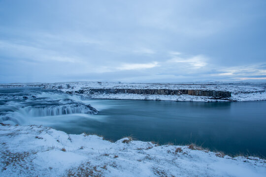 Winter waterfall