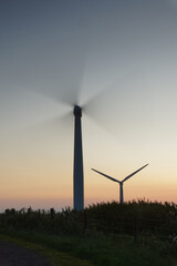 Wind Turbine at Dawn