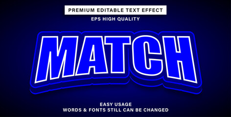 Text effect match