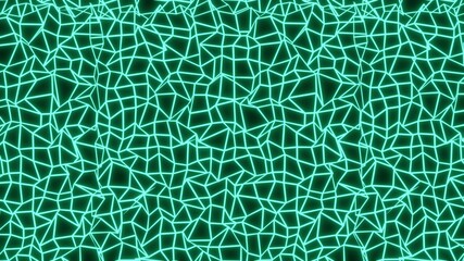 Mint low-poly. Net wallpaper. Pattern