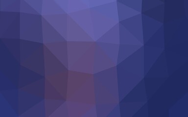 Dark Purple vector shining triangular template.