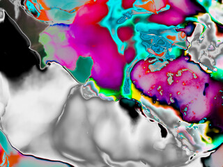 Aquarelle Texture.   Fluorescent Purple