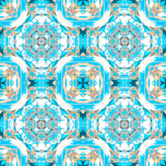 American Endless Template. Sapphire Abstract