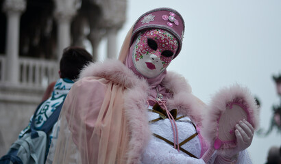 an elegant mask for Carnival