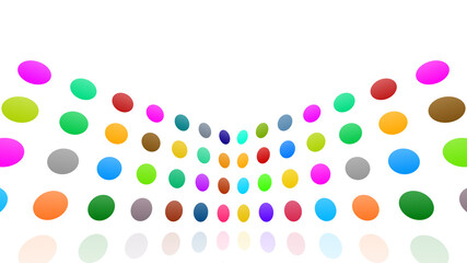 Icon Colorful Symbol loop simple pattern design wallpaper abstract 3D illustration