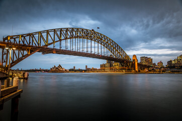 Naklejka na ściany i meble Sydney Harbour Bridge, Australia