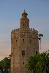 Fototapeta na wymiar Torre del Oro, Sevilla, Andalucía, España