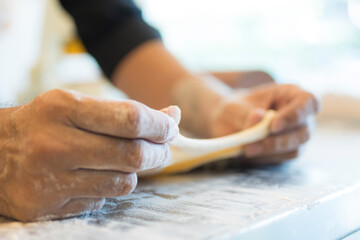 process of Croissant dough, Baking, Baker - Occupation, Homemade, Making