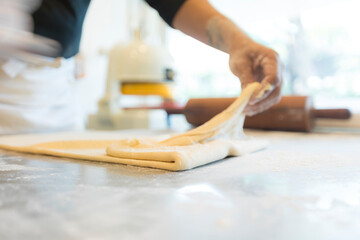 Making Yeast Dough,Bakery, Baking, Baking Bread, Bread, Chef,crossiant