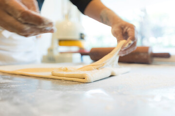 Making Yeast Dough,Bakery, Baking, Baking Bread, Bread, Chef,crossiant
