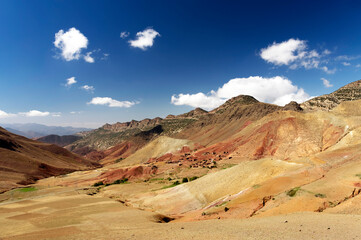 Village in the Atlas mountains, Morocco, Africa