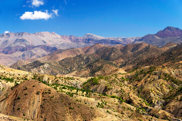 Alpine landscape of Atlas Mountains, South Morocco, Africa