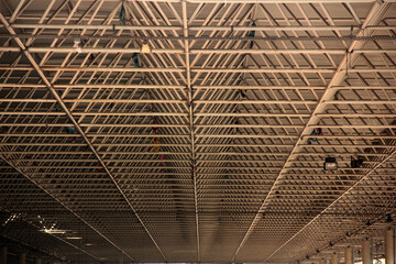 steel roof ,metal roof in construction site