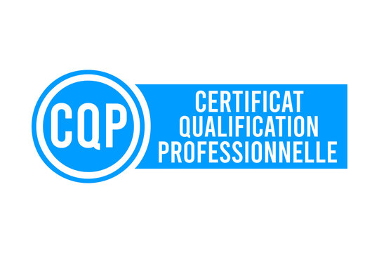 Symbole CQP certificat de qualification professionnelle 