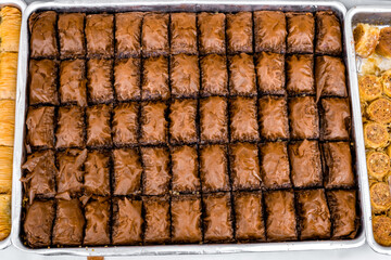 Burma baklava, turkish dessert sweet