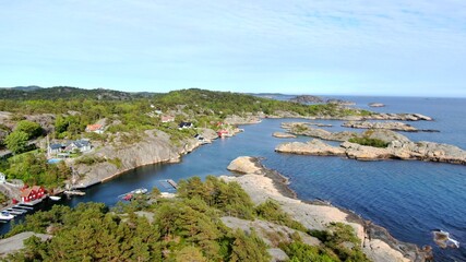 Fototapeta premium view of the coast of the region sea