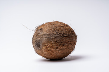Coconut fruit isolated on white background