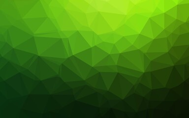 Light Green vector abstract mosaic backdrop.