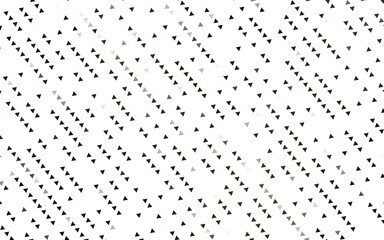 Light Black vector template with crystals, triangles.