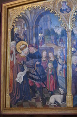 Obraz na płótnie Canvas Interior view of the Elisabeth church in Marburg
