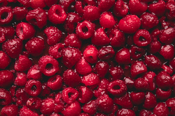 Raspberries jam - pattern