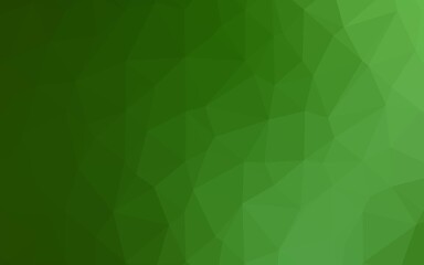 Fototapeta na wymiar Light Green vector abstract polygonal cover.