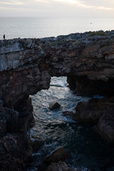 Sunset in Boca do Inferno, The Devils Port, in Cascais in Portugal