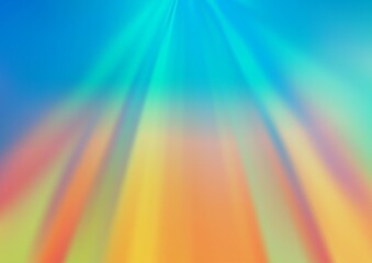 Light Blue, Yellow vector bokeh template.