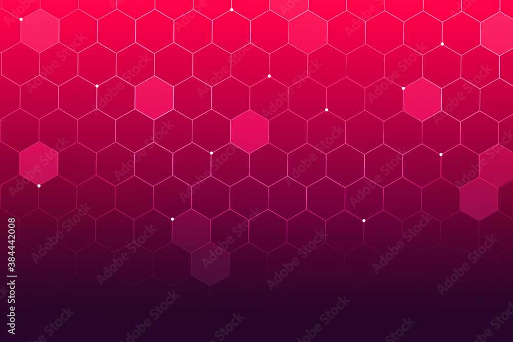 Poster purple gradient polygon abstract background concept