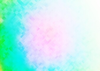 Light Multicolor, Rainbow vector background with rectangles.